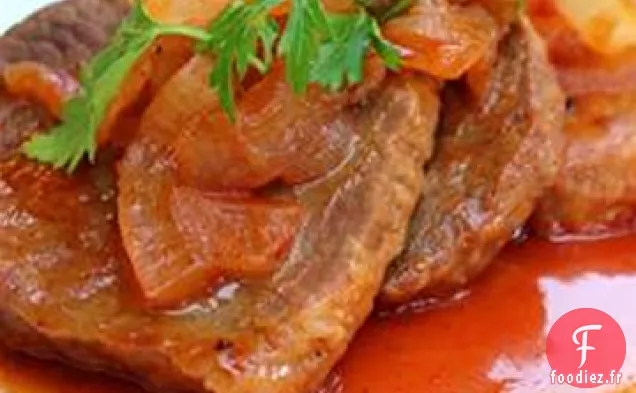 Oeil de Steak Rond et Ketchup