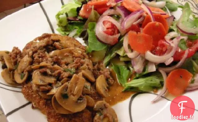 Jägerschnitzel (Escalopes de Porc ou de Veau en Sauce aux Champignons)