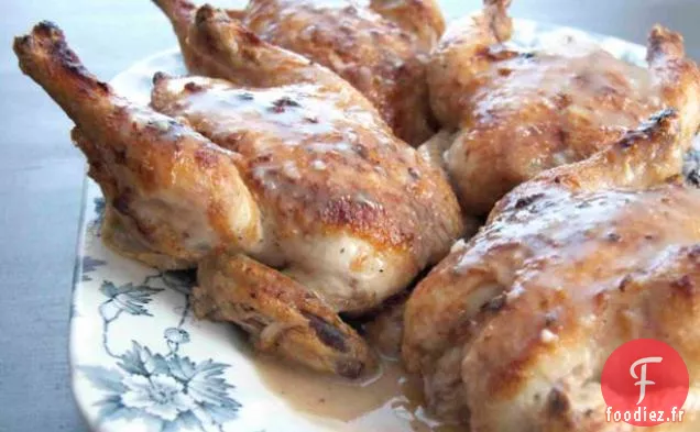 Poules De Cornouailles Au Vin