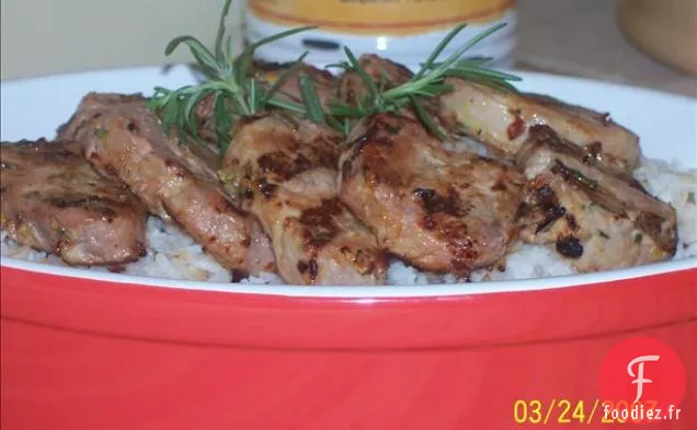 Filet de Porc Grillé à l'Orange Et au Romarin