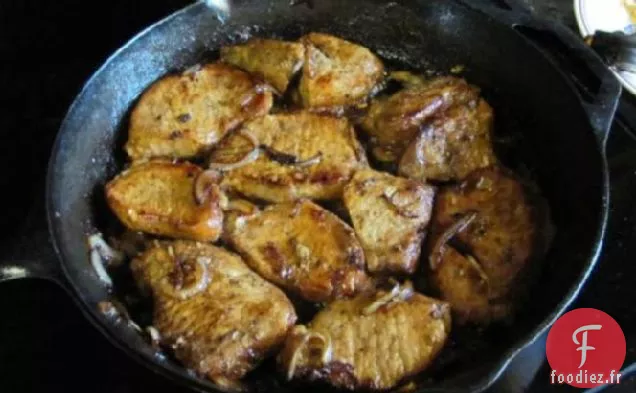 Côtelettes De Porc Poêlées