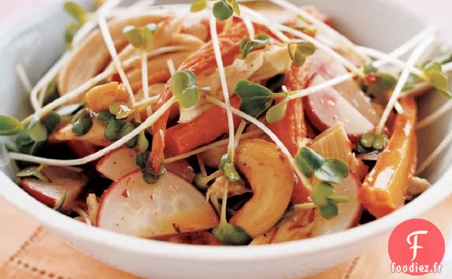 Salade de Poule de Cornouailles avec Vinaigrette Scotch Bonnet