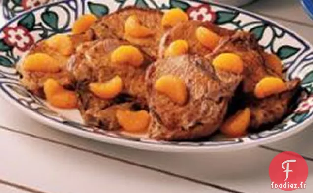 Côtelettes Garnies d'Orange