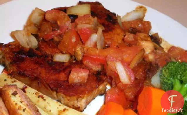 Côtelettes de Porc Italiennes Grillées
