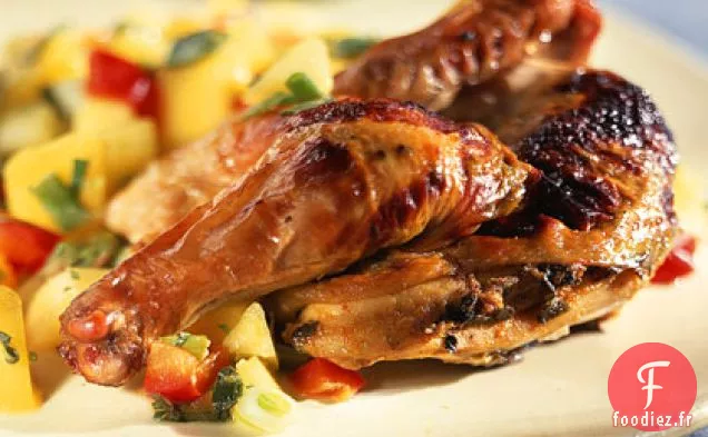 Paire de Poules de Gibier Normales avec