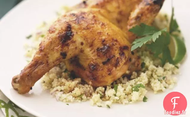 Poules de Gibier à l'Ail et au Citron Vert Grillées