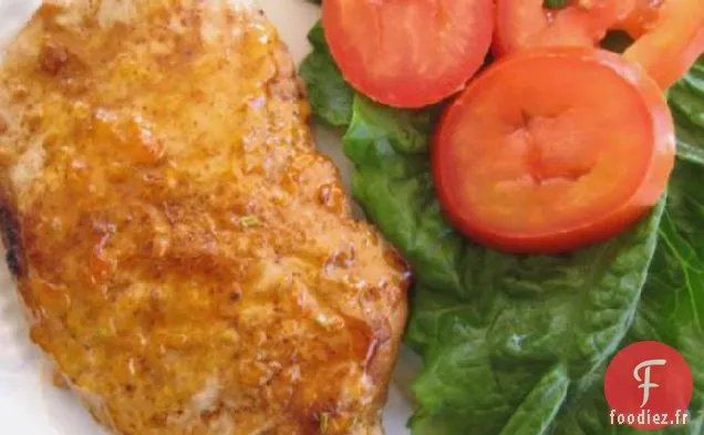 Côtelettes De Porc À L'Orange