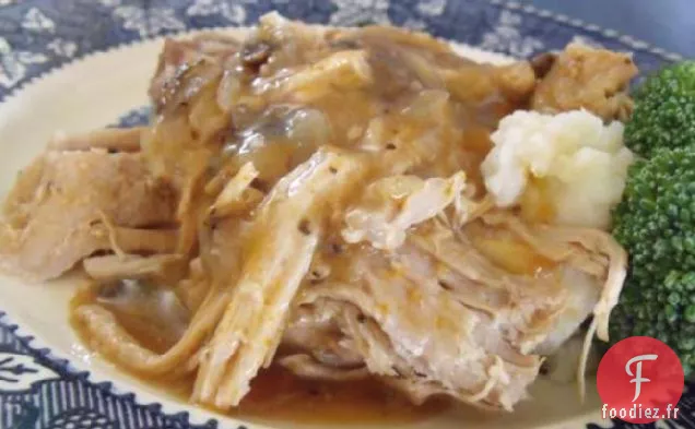 Rôti De Filet de Porc à la Mijoteuse Facile
