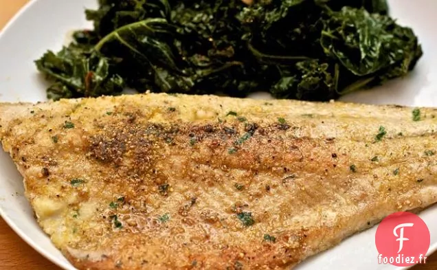 Dîner ce soir: Truite Poêlée En Croûte De Semoule de Maïs