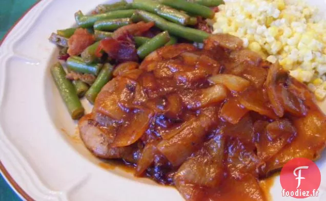 Côtelettes de Longe de Porc Style Cacciatore