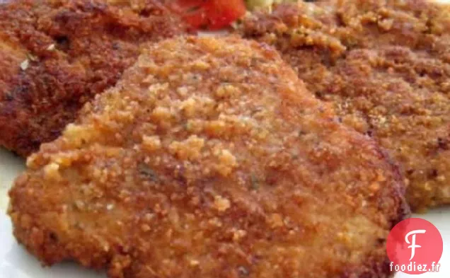 Escalopes de Porc Panées Au Parmesan