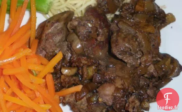 Foies de Poulet à l'Ail