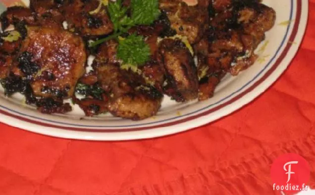 Foie de Veau Au Citron Croquant