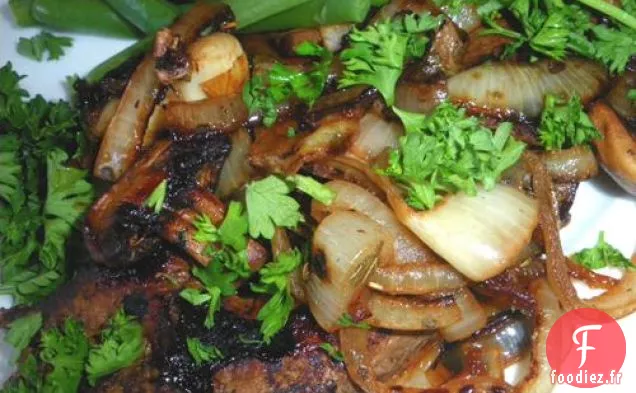 Foie de Veau Vénitien aux Oignons