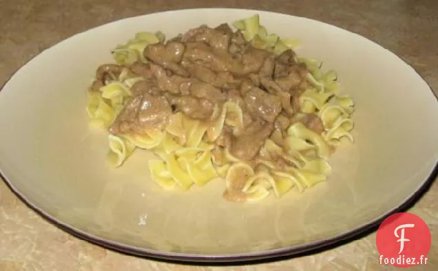 Boeuf Stroganoff