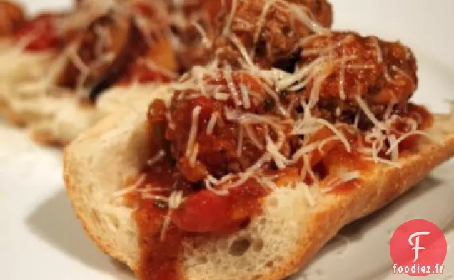 Sandwichs aux Boulettes de Viande