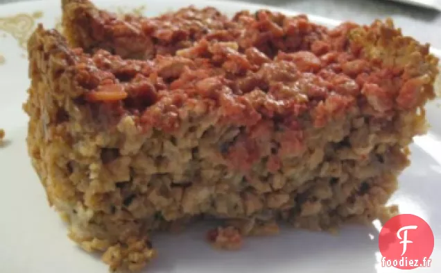 Pain de viande Krispie au Riz au Micro-ondes