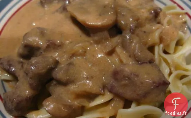 Boeuf Stroganoff de Papa D'S