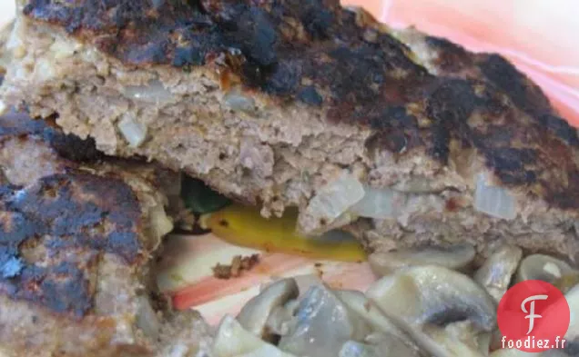 Cheeseburgers Farcis aux Champignons