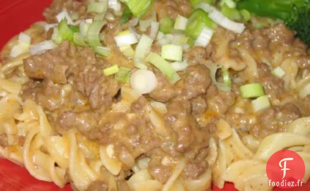 Hamburger Facile de Maman Stroganoff