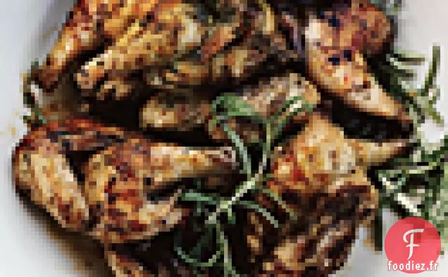 Poussins aux Herbes Grillées