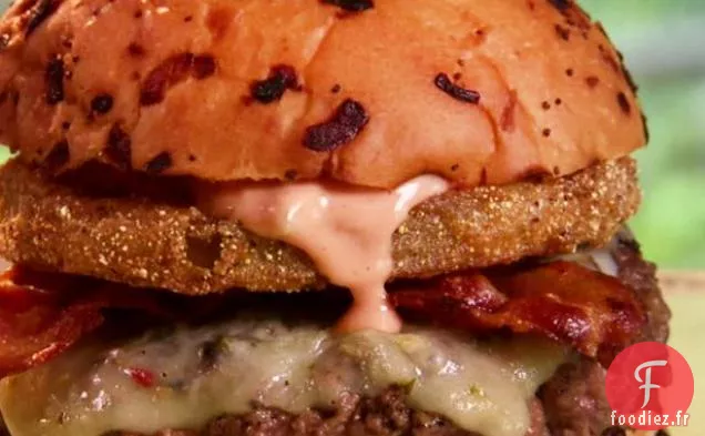 Hamburgers aux Tomates Vertes Frites