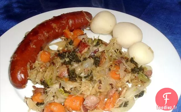 Choucroute A'la' alsacienne