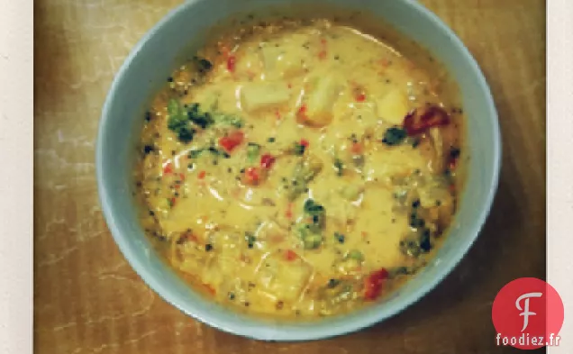Chaudrée de Jambon, Maïs et Cheddar