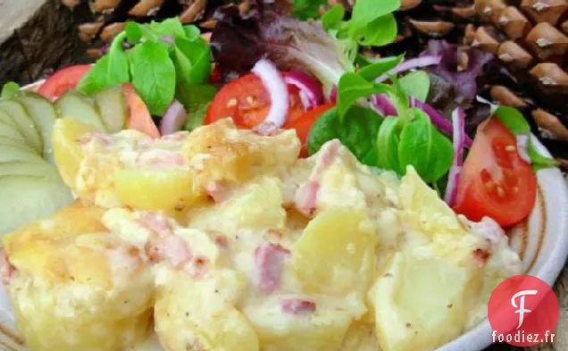 Tartiflette - Gratin de Fromage Fondu des Alpes, Bacon et Pommes de Terre