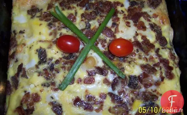Carrés Suisses au Bacon