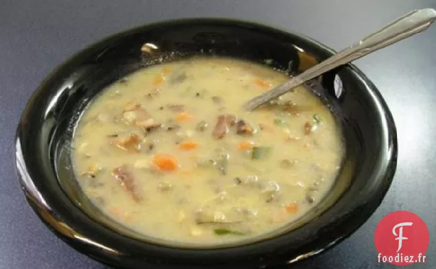 Soupe de Riz Sauvage Crémeuse