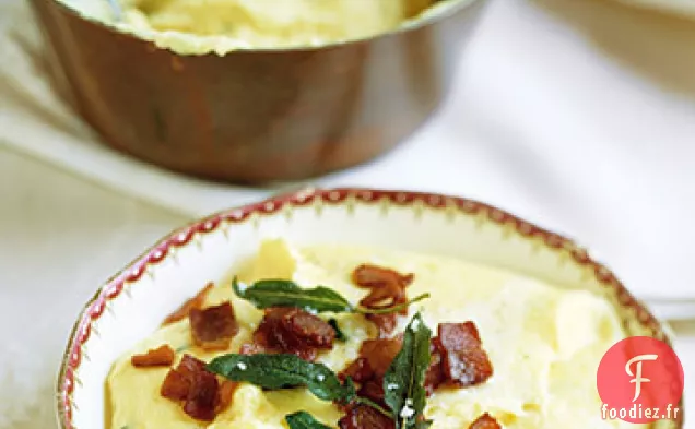 Polenta Crémeuse au Bacon et à la Sauge