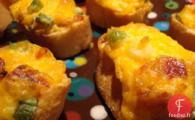 Petites Pizzas au Bacon