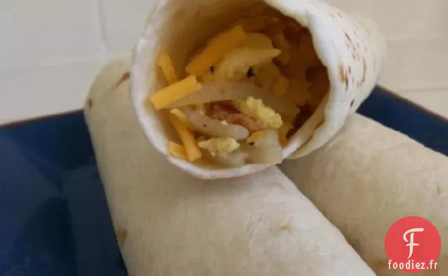 Burrito au Petit Déjeuner Sain