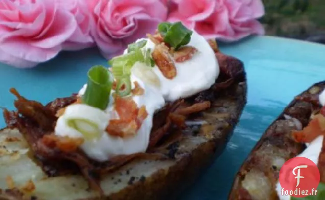 Peaux de Pommes de Terre BBQ Grillées