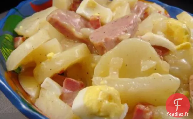 Salade De Pommes De Terre Chaudes Avec Kielbasa
