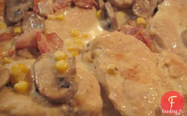 Maïs Crémeux au Poulet Allemand