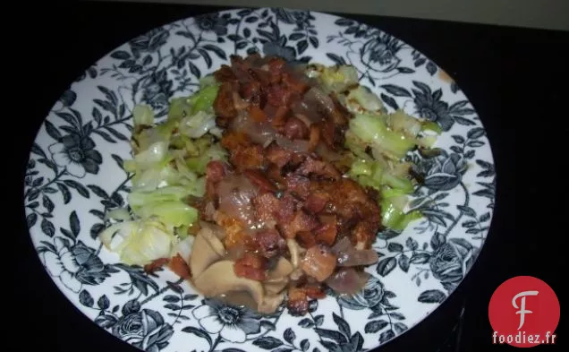 Jagerschnitzel Avec Sauce Aux Champignons Au Bacon