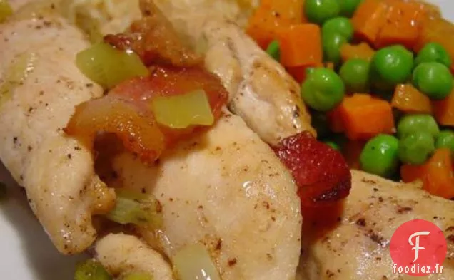 Sauté de Poulet et Bacon Rapide