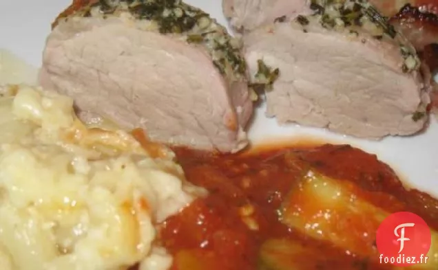 Longe de Porc Rôtie au Romarin