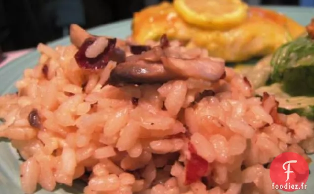 Risotto Au Citron Avec Bacon Et Champignons