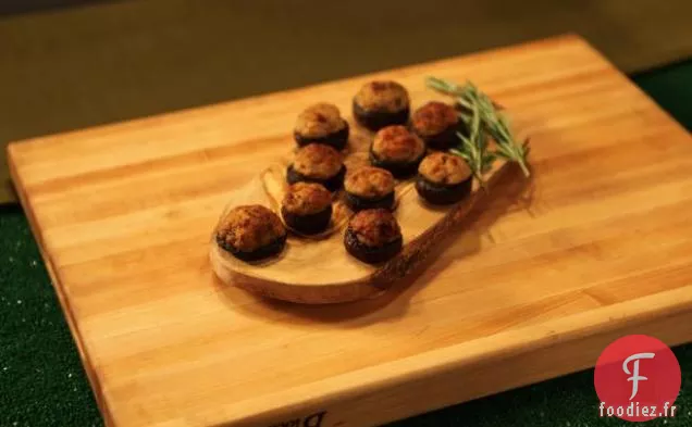 Champignons Farcis au Porc et à la Pancetta