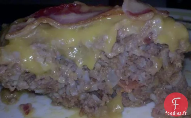 Pain de Viande au Bacon au Fromage Cheddar