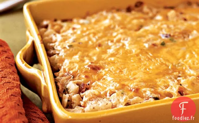 Casserole Brune au Hachis avec Bacon, Oignons et Fromage