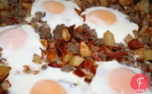 Hachis au Bacon et aux Saucisses