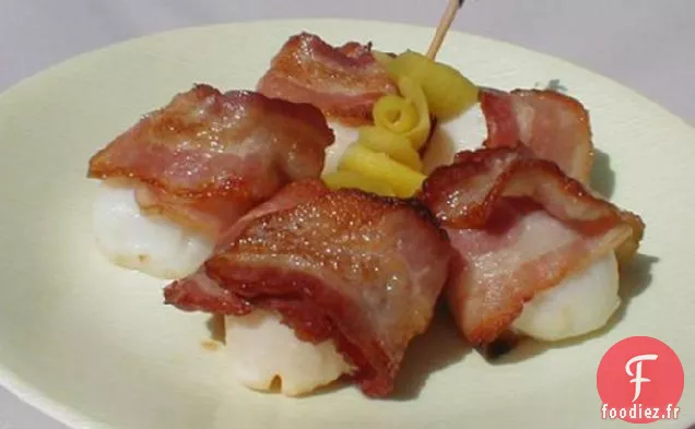 Pétoncles au Citron, au Beurre et au Bacon