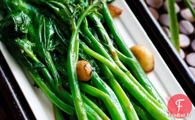 Recettes de Brocoli chinois (gai Lan)