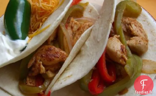 Une autre recette de Fajitas au Poulet!