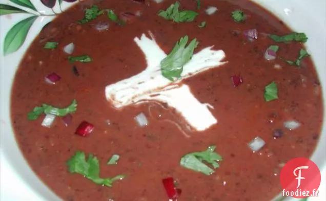 Soupe Aux Haricots Noirs (Sopa De Frijoles Negros)