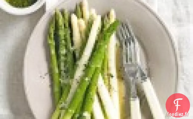 Tofu Cuit À La Vapeur Et Gai Larn Au Miso